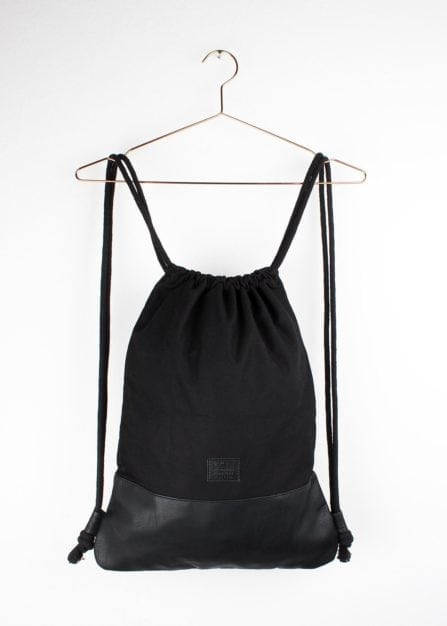 Black Twotones Canvas Gymbag