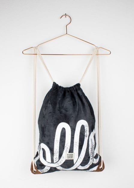 Tie Dye Denim Gymbag